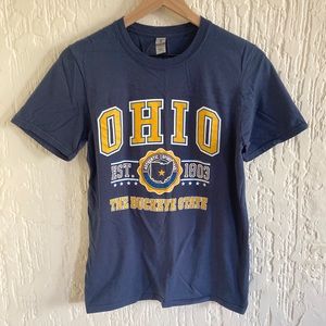 Ohio State Dark Blue Short Sleeve T-shirt Size Small